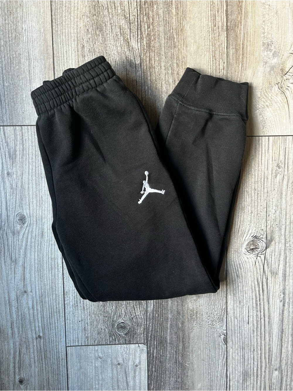 Jordan Black Fleece Jogger Sweatpants Youth Size Large (12-13)